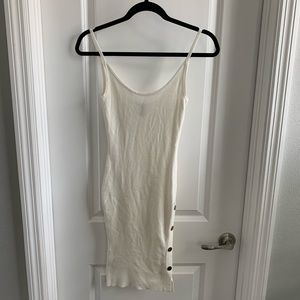 Dresses - White Knit Dress Dresses - White Knit Dress